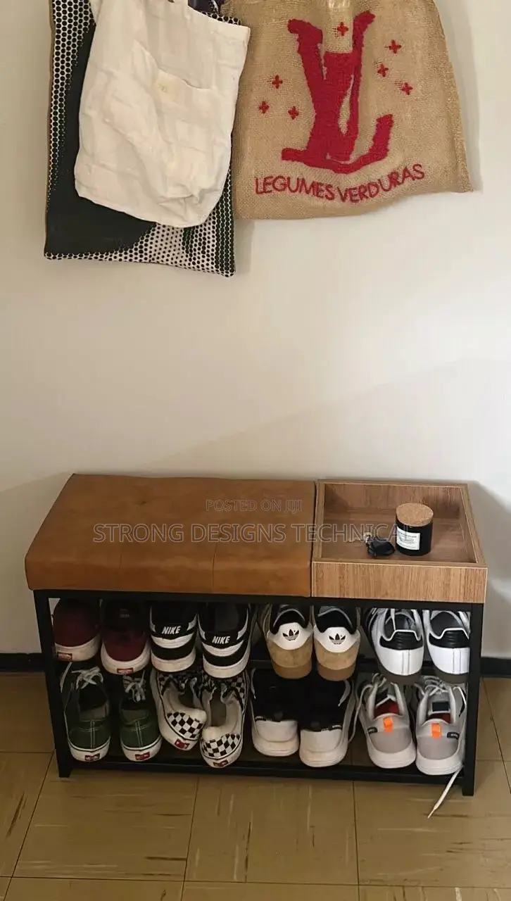 Shoe Rack Bench With Seat.