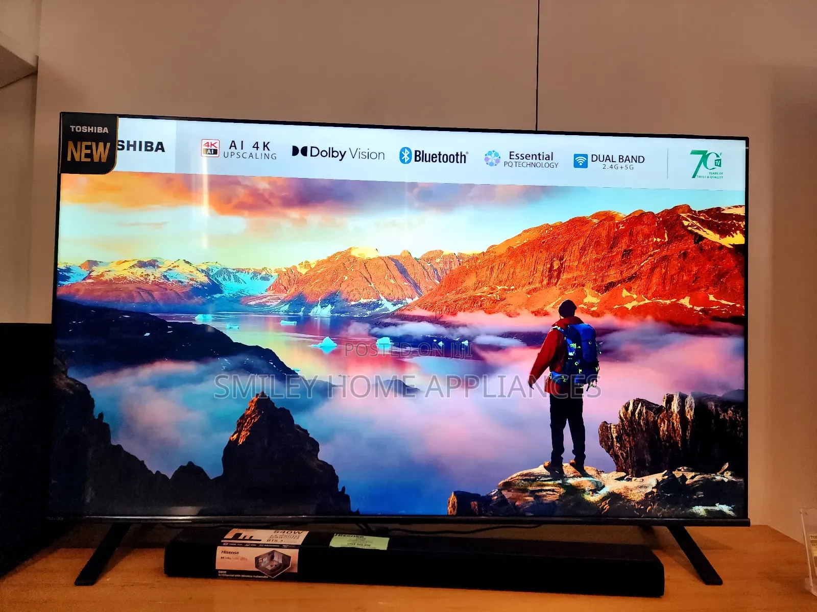 New Look Toshiba 65inches Smart Tv