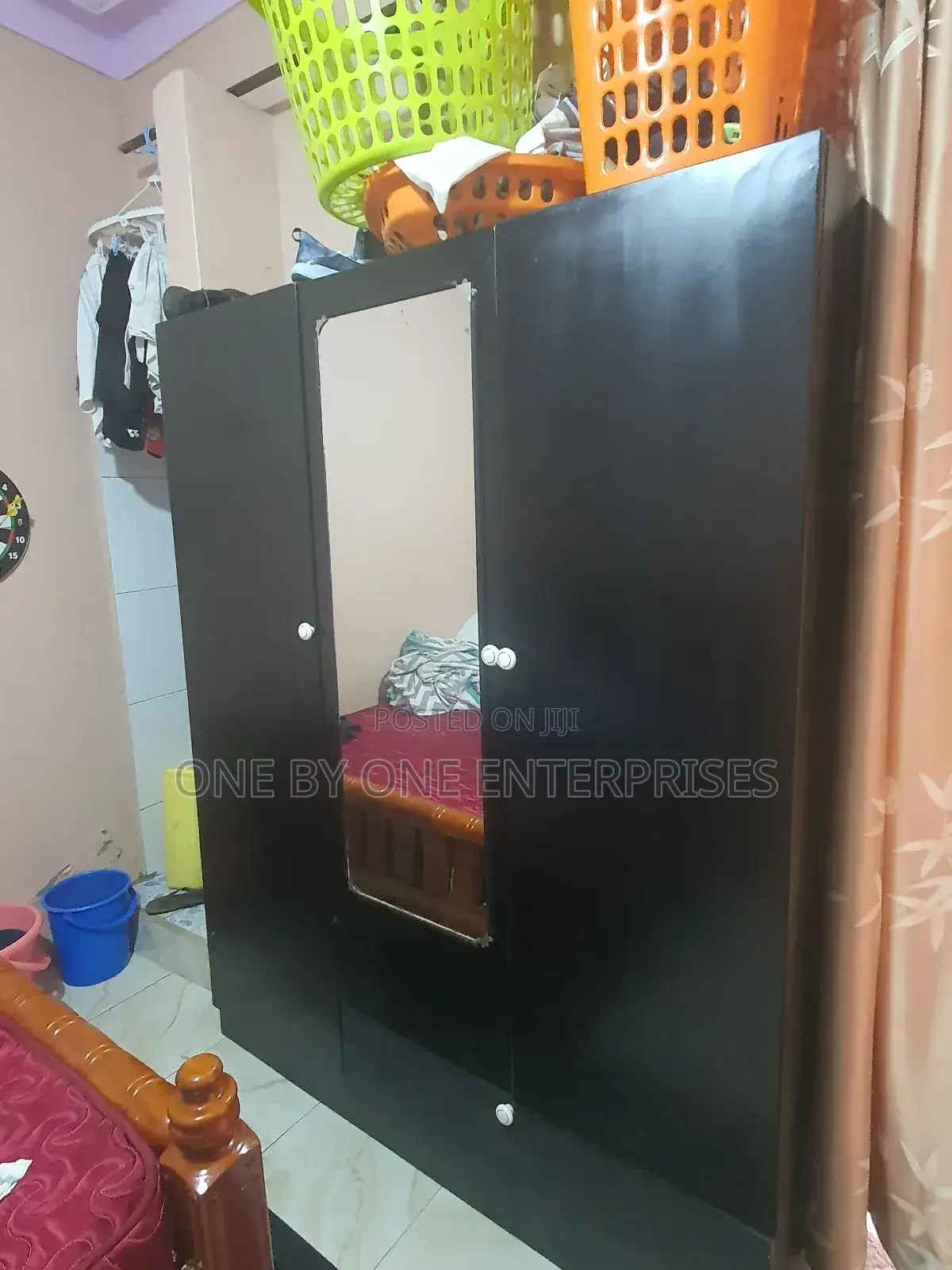 3 Door Home Cupboard Wardrobe Closet Clothes Organizer 5x6ft