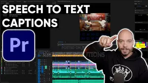 Adobe Speech to Text for Premiere Pro