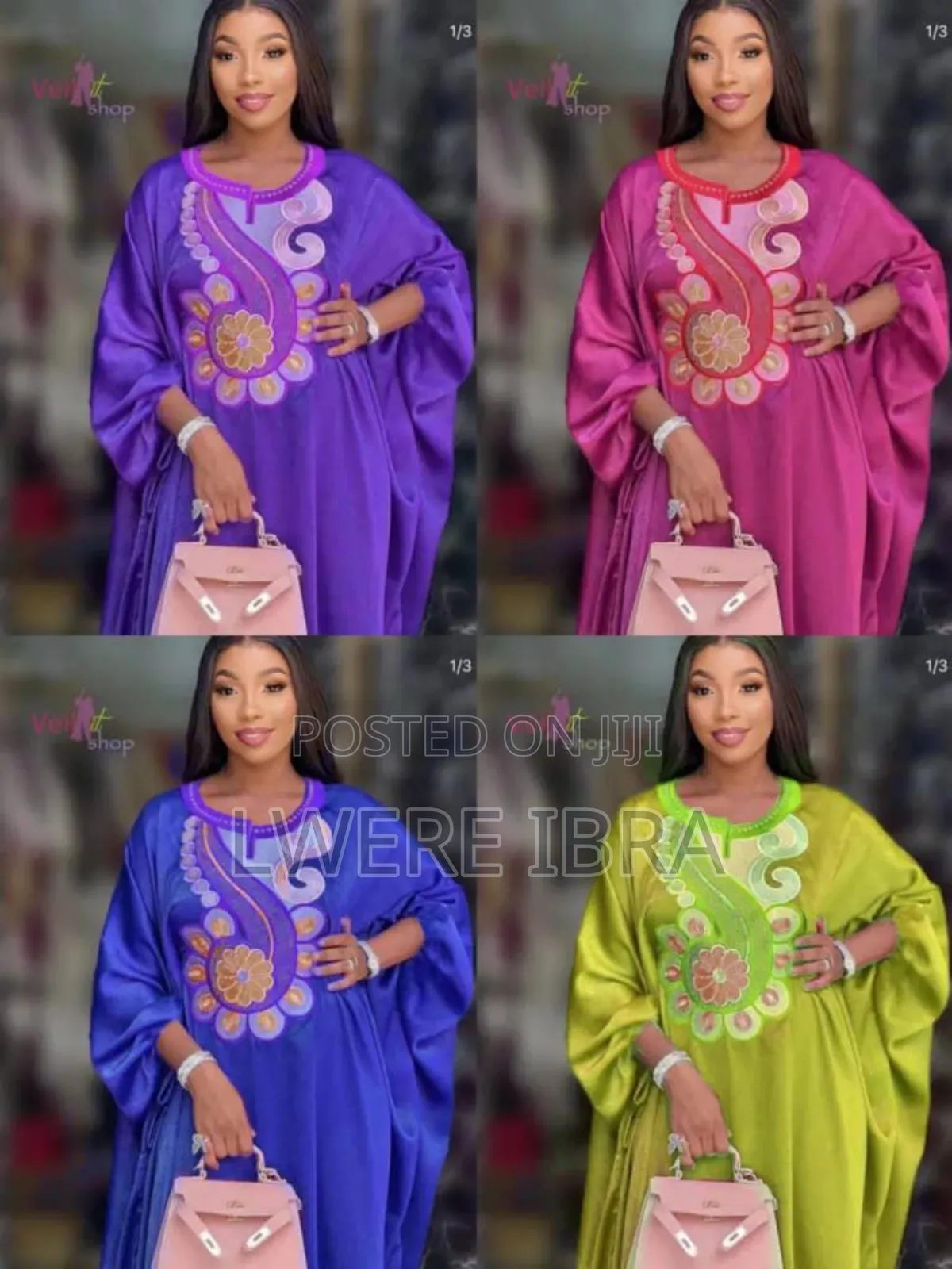 Ladies Elegant Long Dresses in 4 Colors