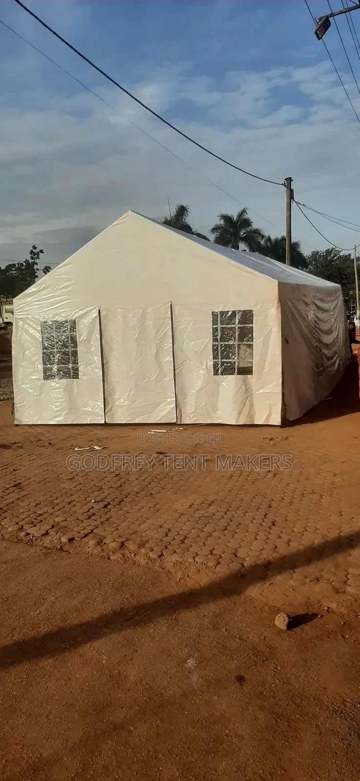 100 Seater Ordinary Tent Covered 4 Sides
