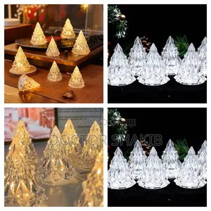 A Set of 12pcs Diamond Crystal Lights