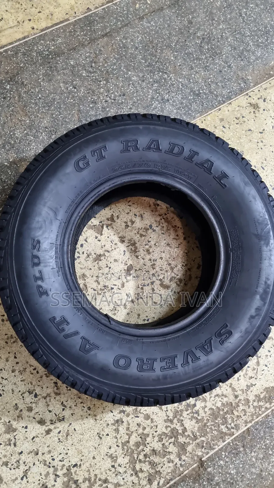 265/70r15 Gt Radial Very Good Condition Tyres