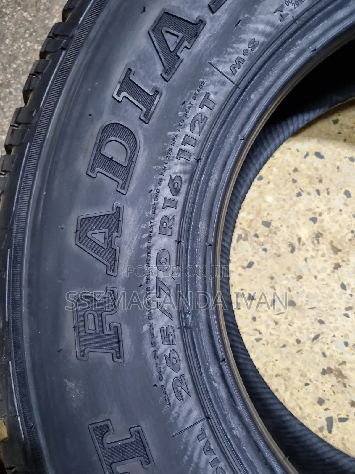 265/70r16 Original Gt 112t Savero Foreign Used Good Condition