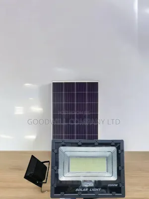 Photo - 2000w Top-Heavy Solar Flood Light