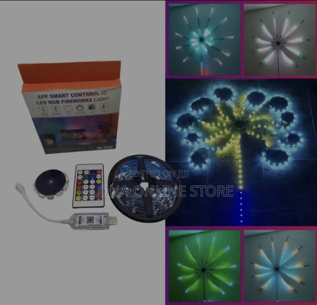 Remote APP Control LED RGB Firework Lights