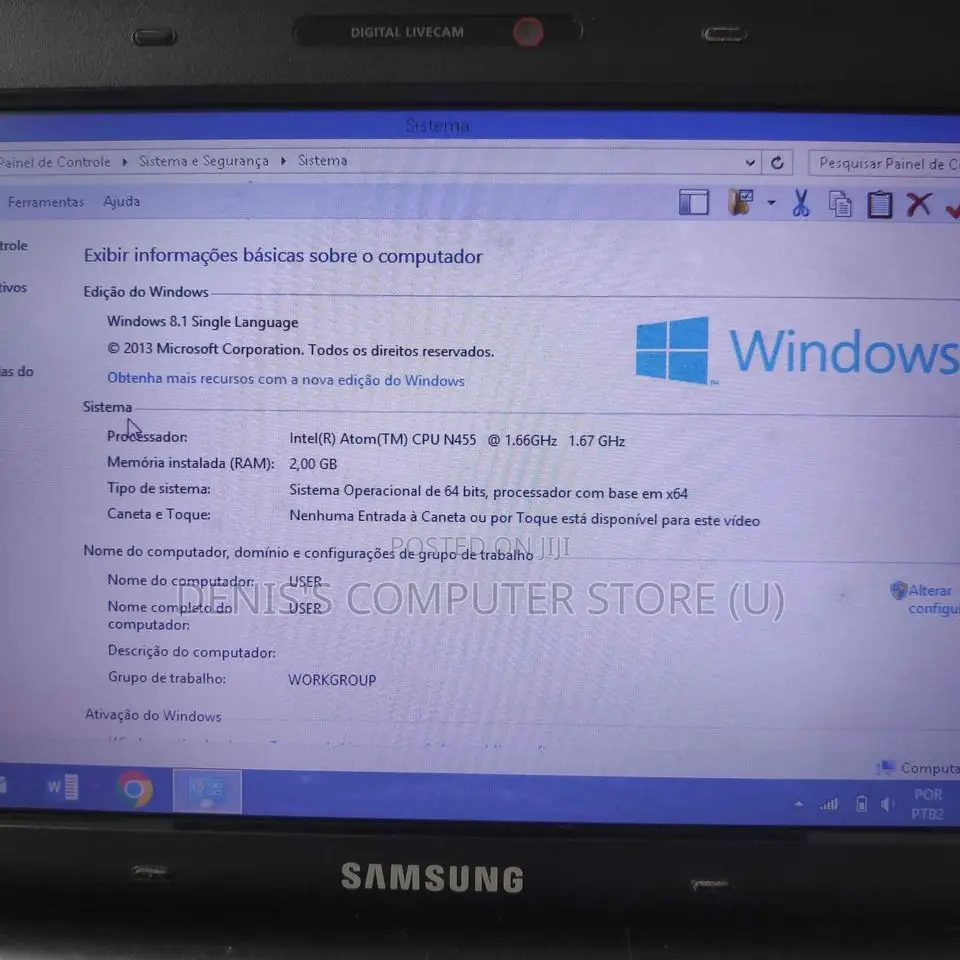 Laptop Samsung Ativ Smart PC 2GB Intel Atom HDD 256GB