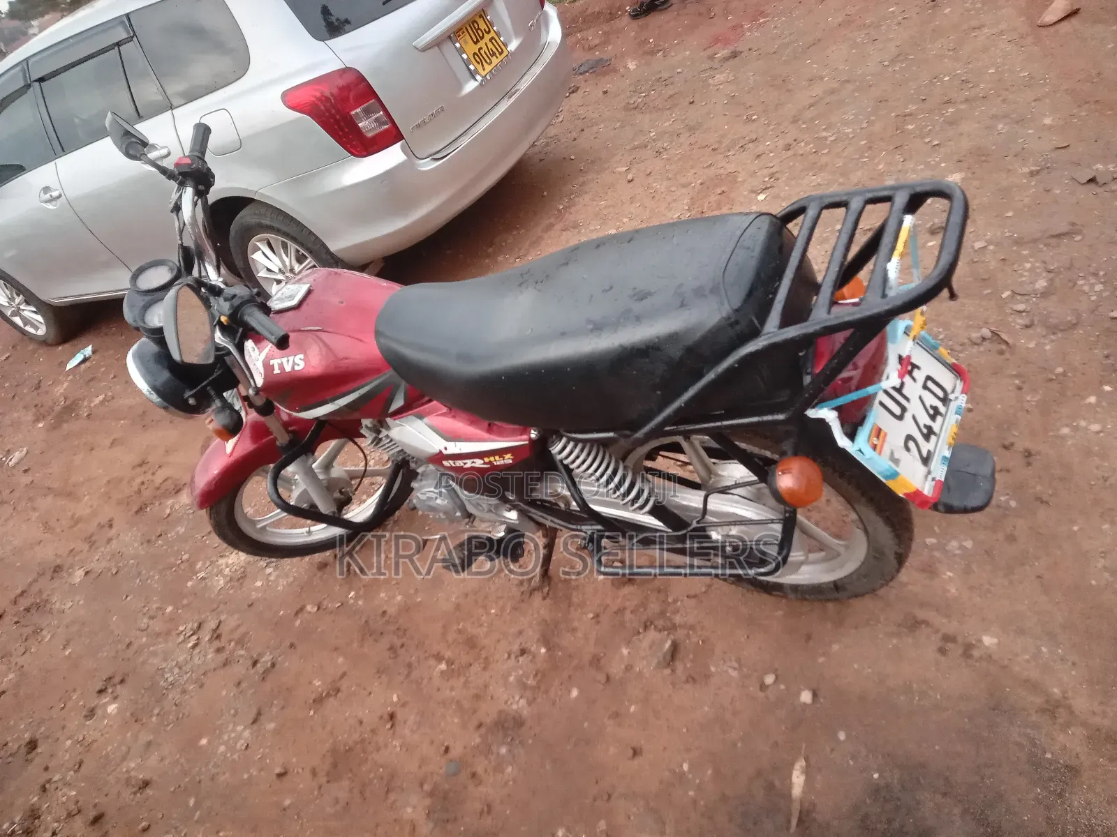 TVS HLX 125 2018 Red
