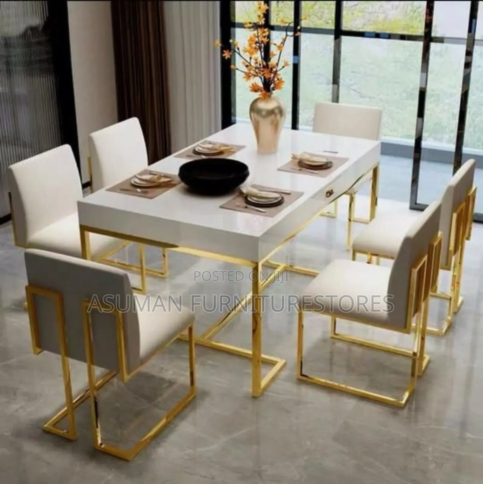 Classic Metal Dinning Table Call Us On