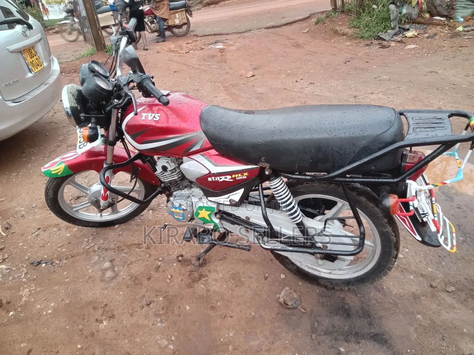 TVS HLX 125 2023 Red
