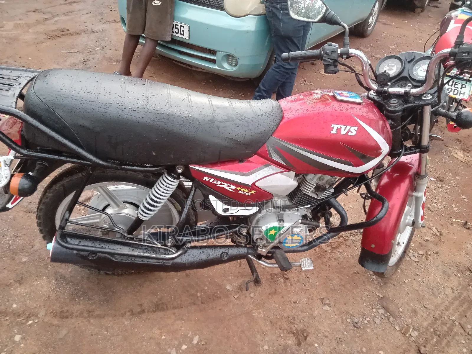 TVS HLX 125 2023 Red