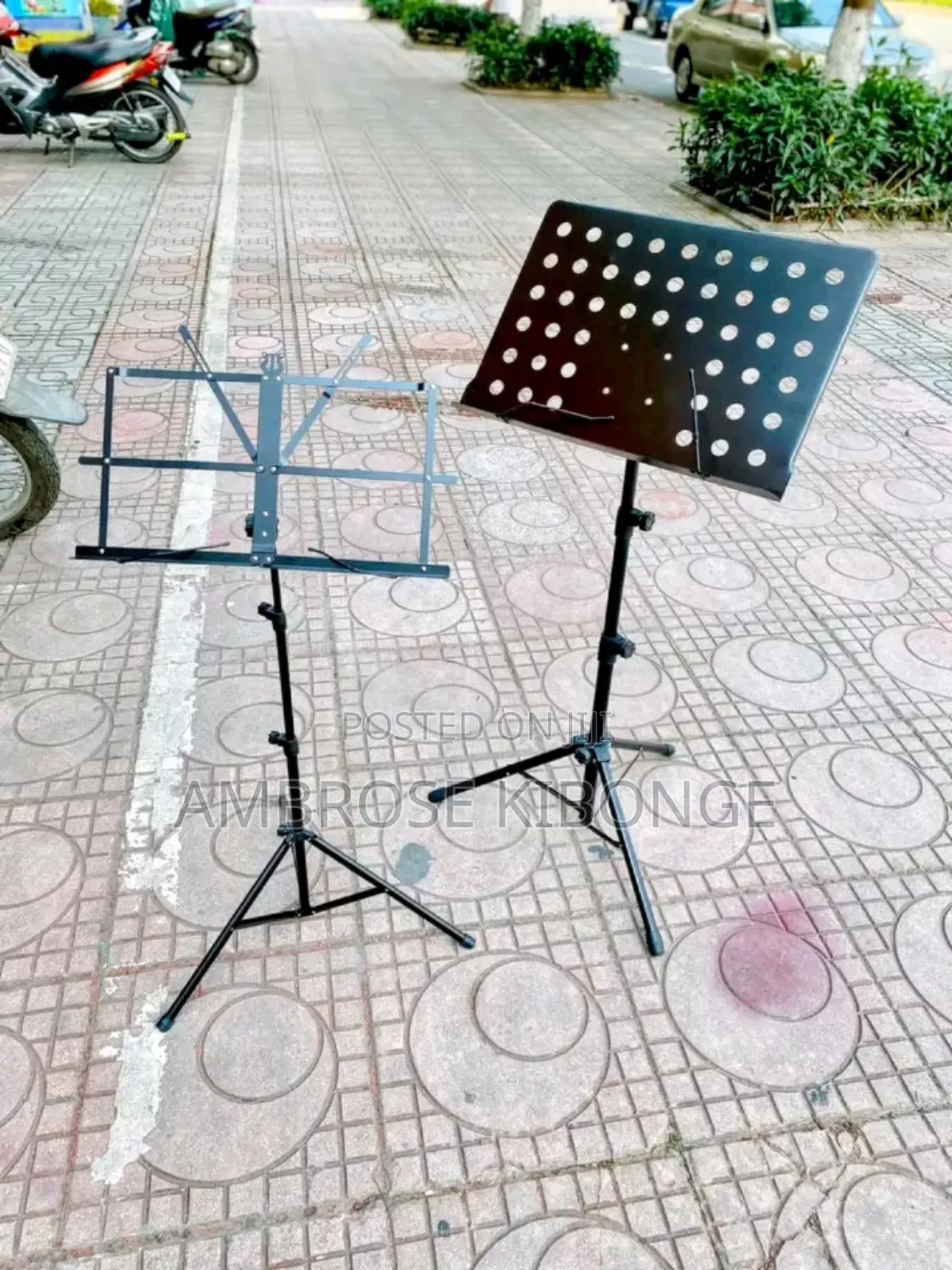 Nylon Fibers Tripod Bottom Lyrics Support Music Sheet Stand.