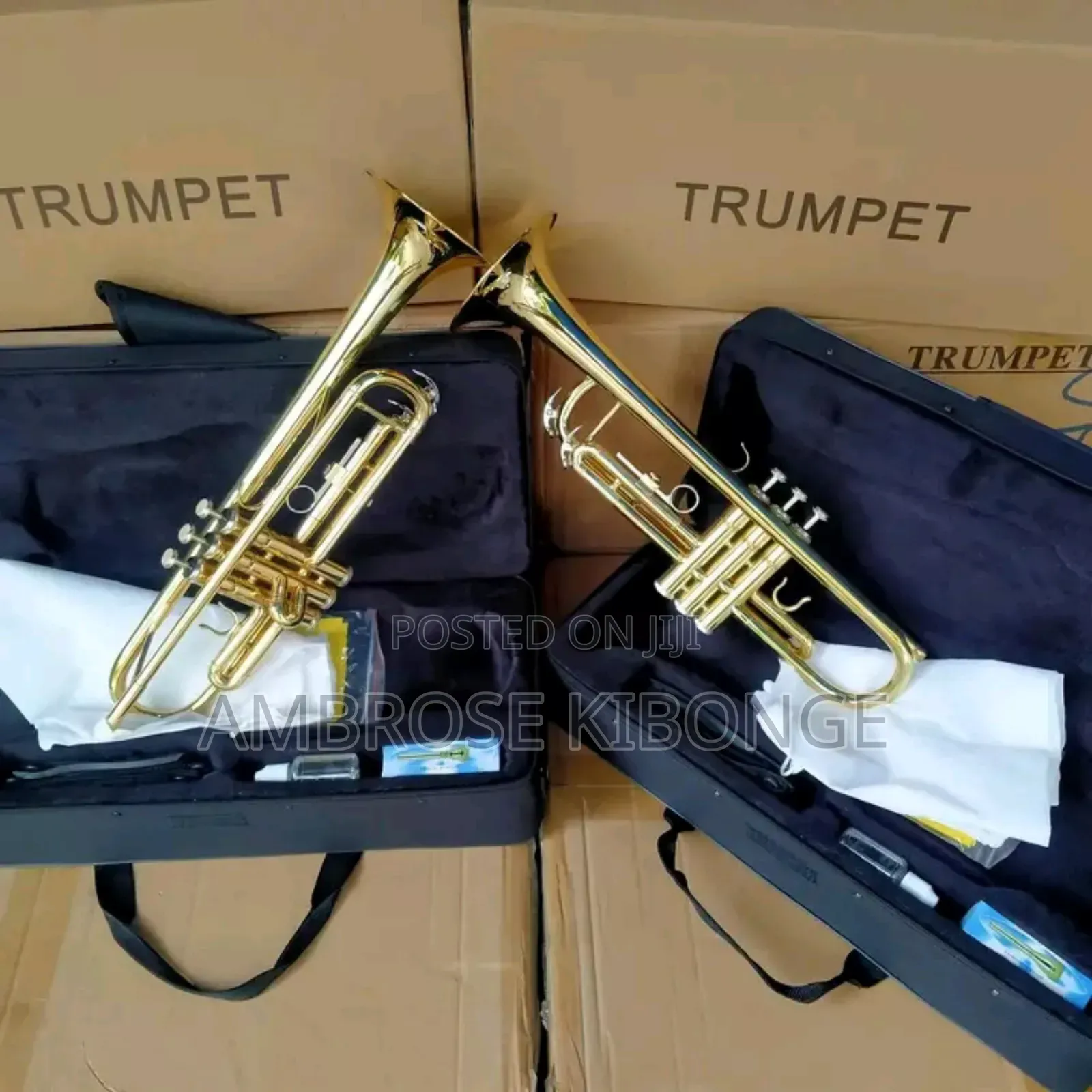 Original YAMAHA Professional Trumpet With FREE Accessories.