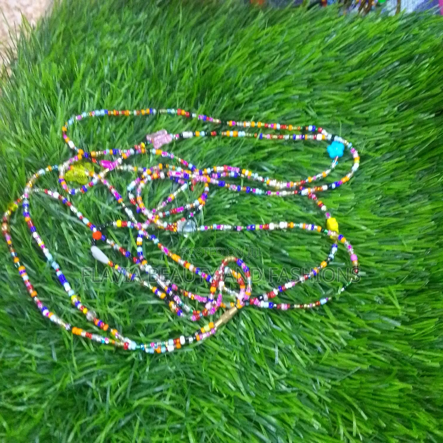 Charming Multicoloured Waist Beads for Ladies