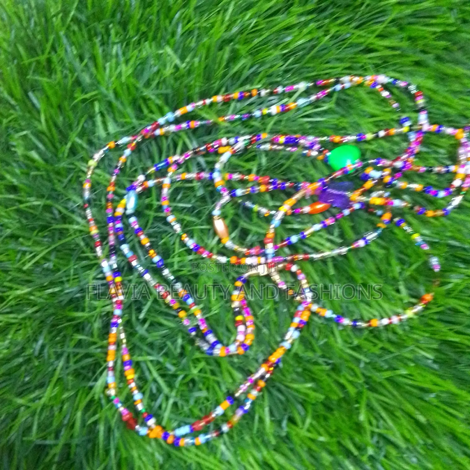 Charming Multicoloured Waist Beads for Ladies