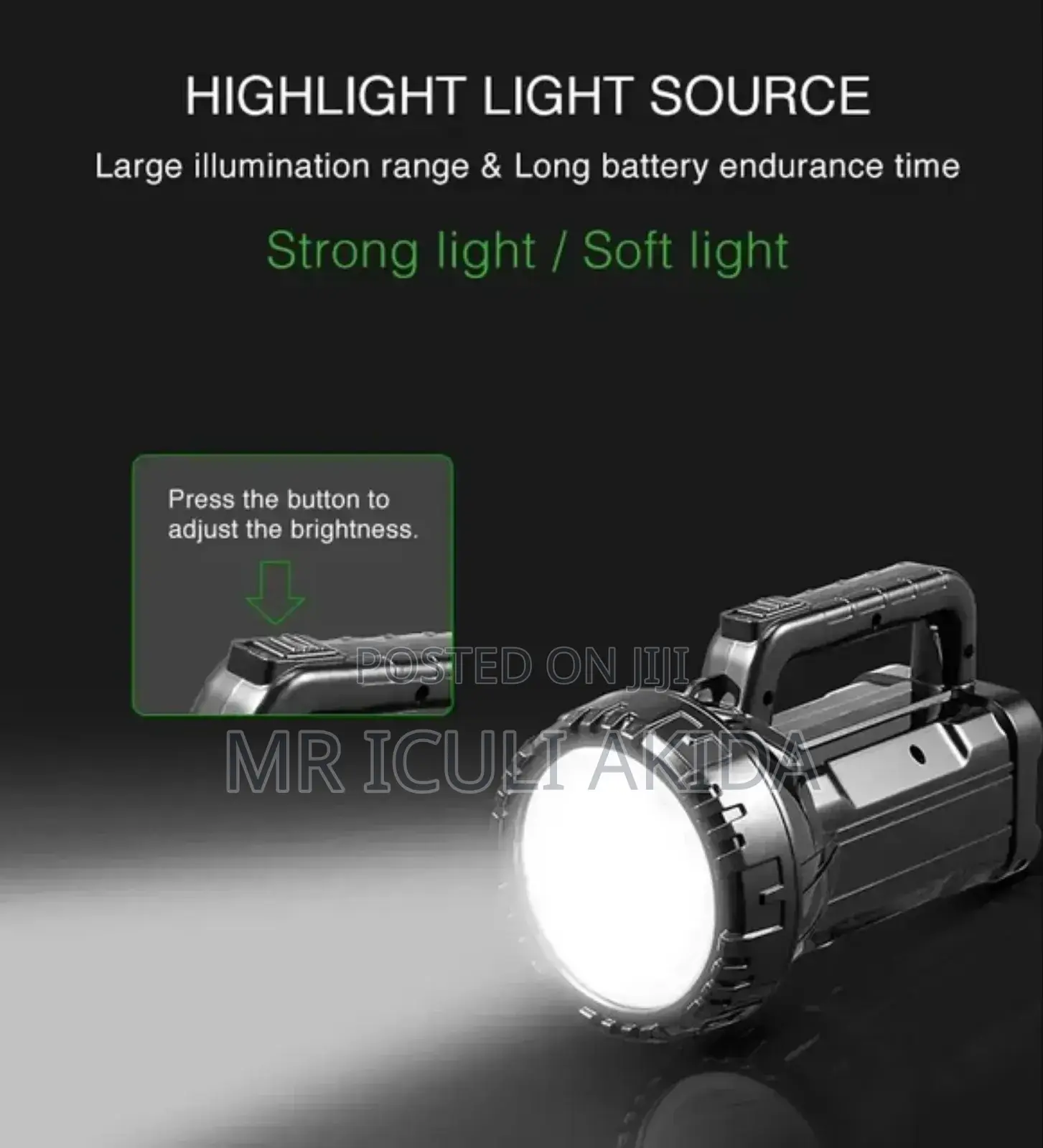 DP Camping,Hunting Poweful LED Search Security Torch Light