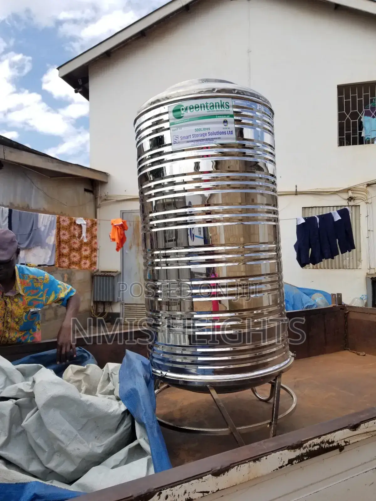 500ltrs Stainless Steel Water Tanks