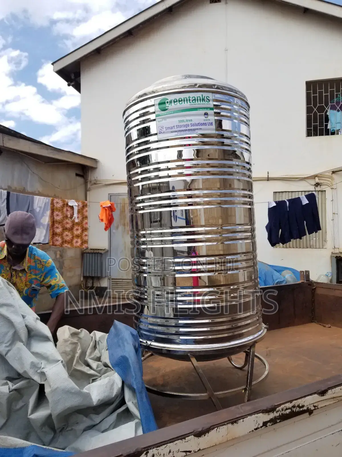 500ltrs Stainless Steel Water Tanks