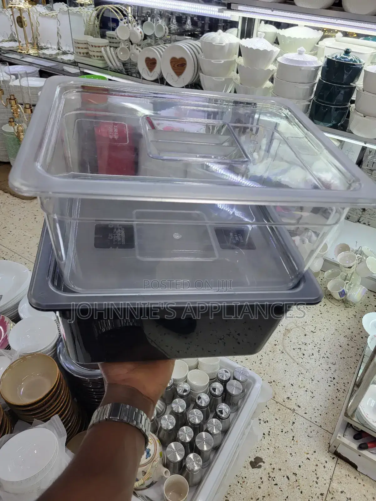 Iicrolic Clear Storage Containers or Tiffin