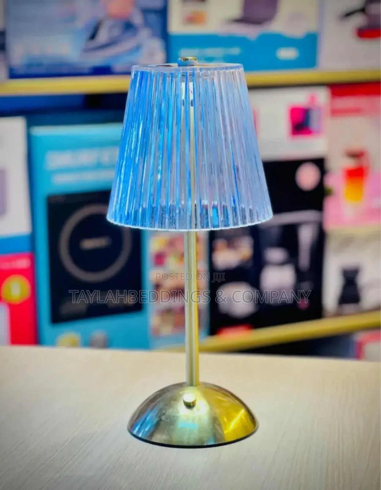 Camping Light Modern Wireless Gold Table Lamp