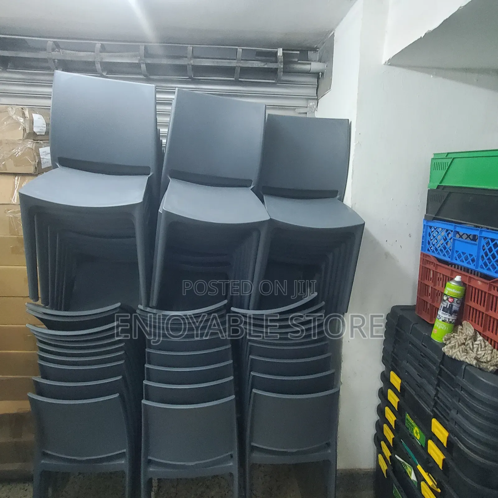 Garden Plastic Chairs Plastic Chairs Gray
