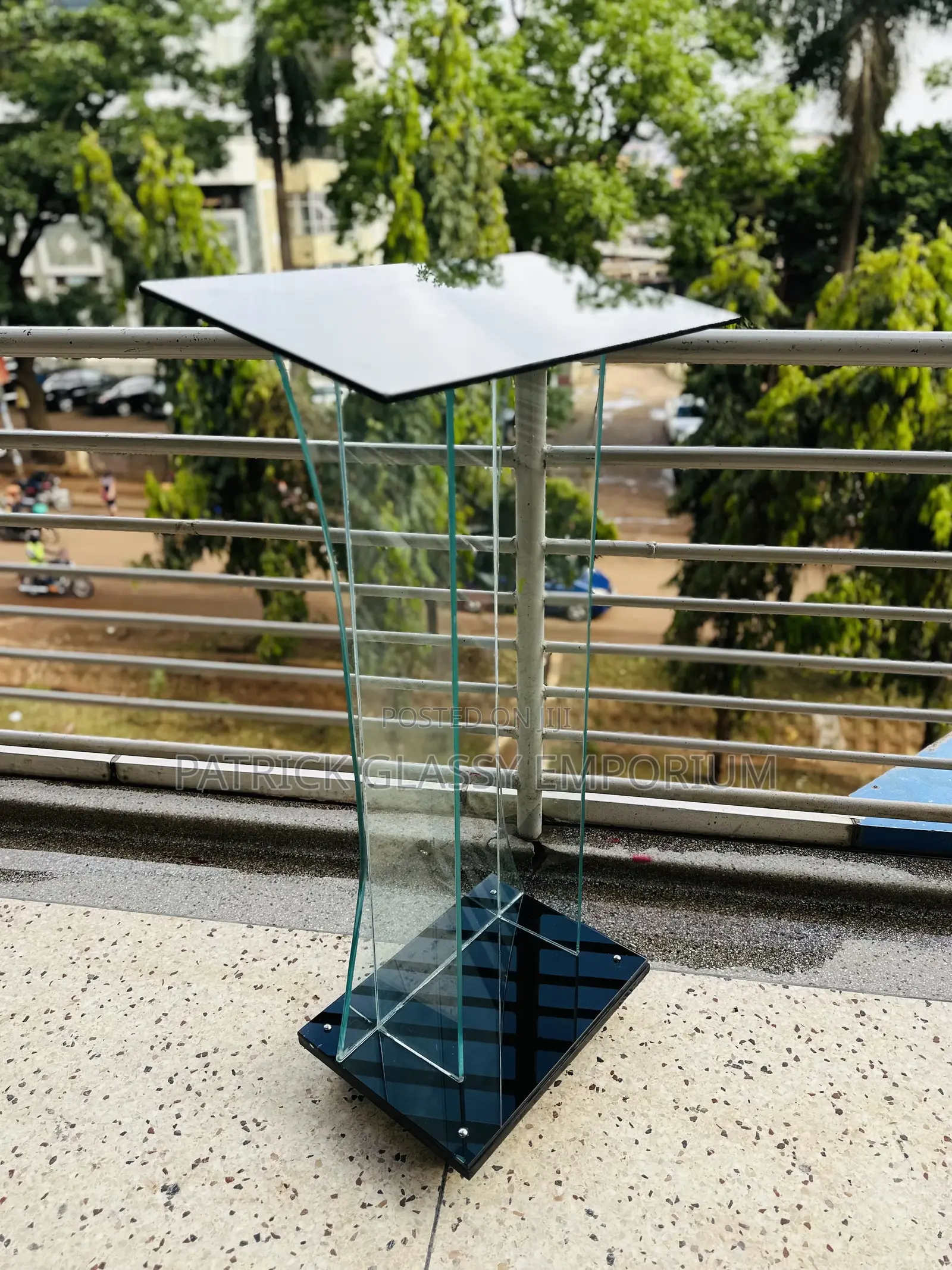Small Glass Podium