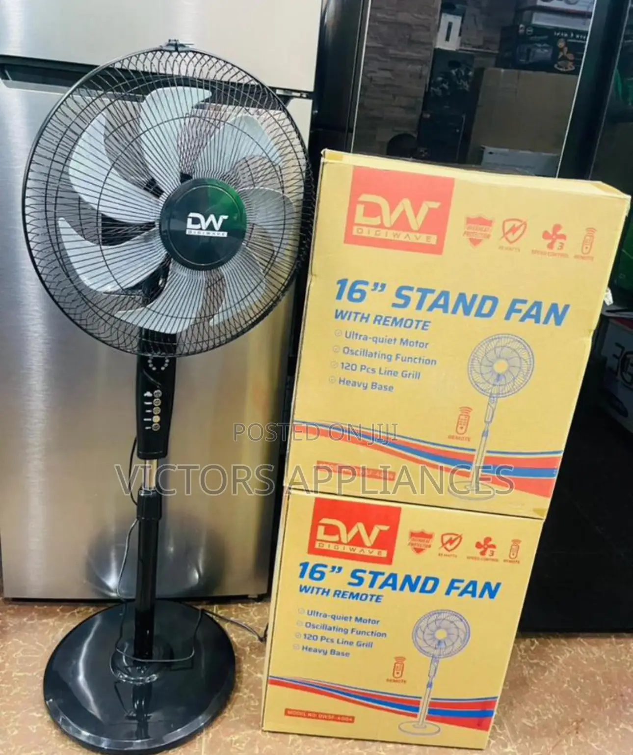 DW Stand Fan With Remote