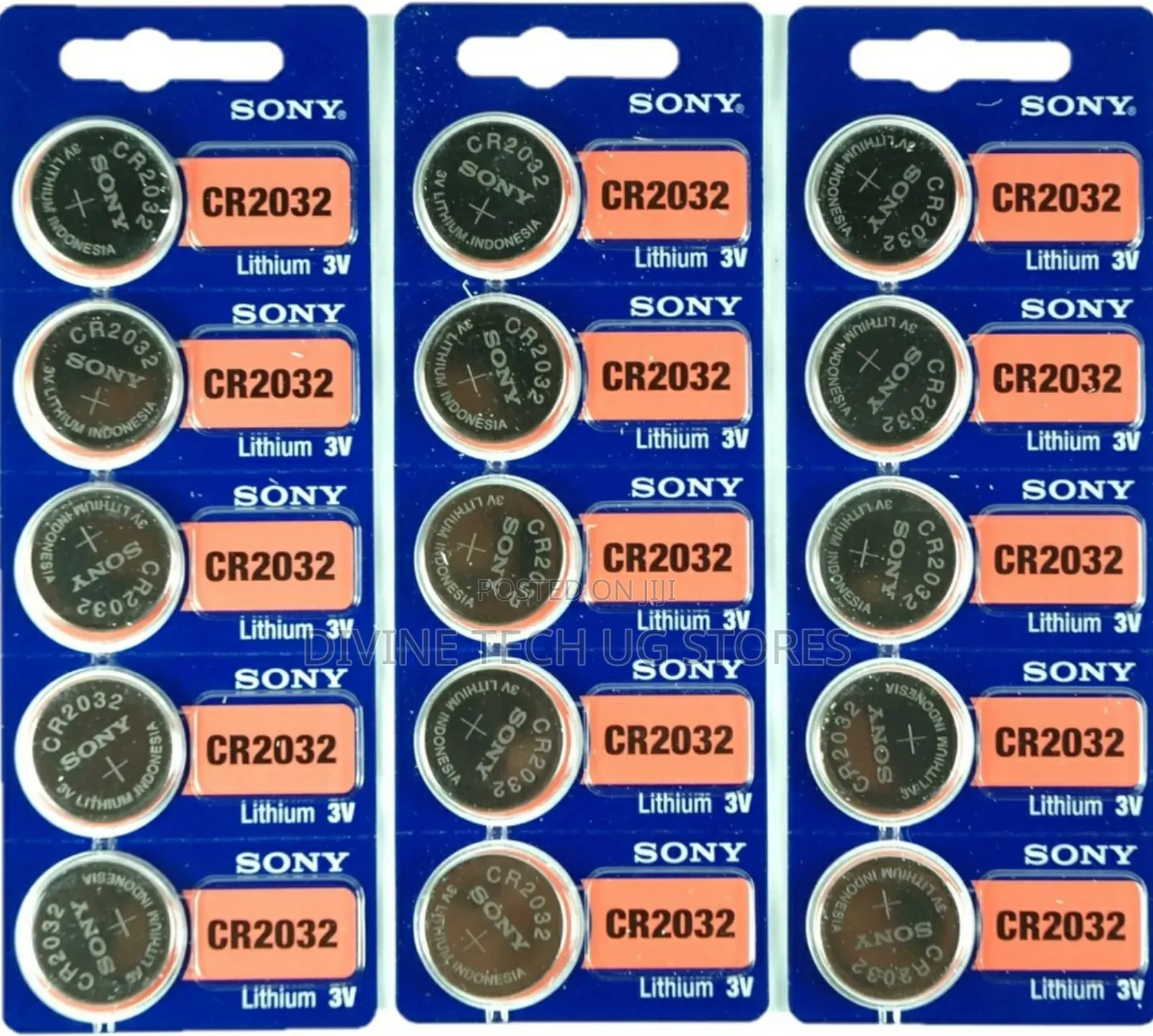 CR 2032 Lithium Battery - Apack Of 5 Pieces