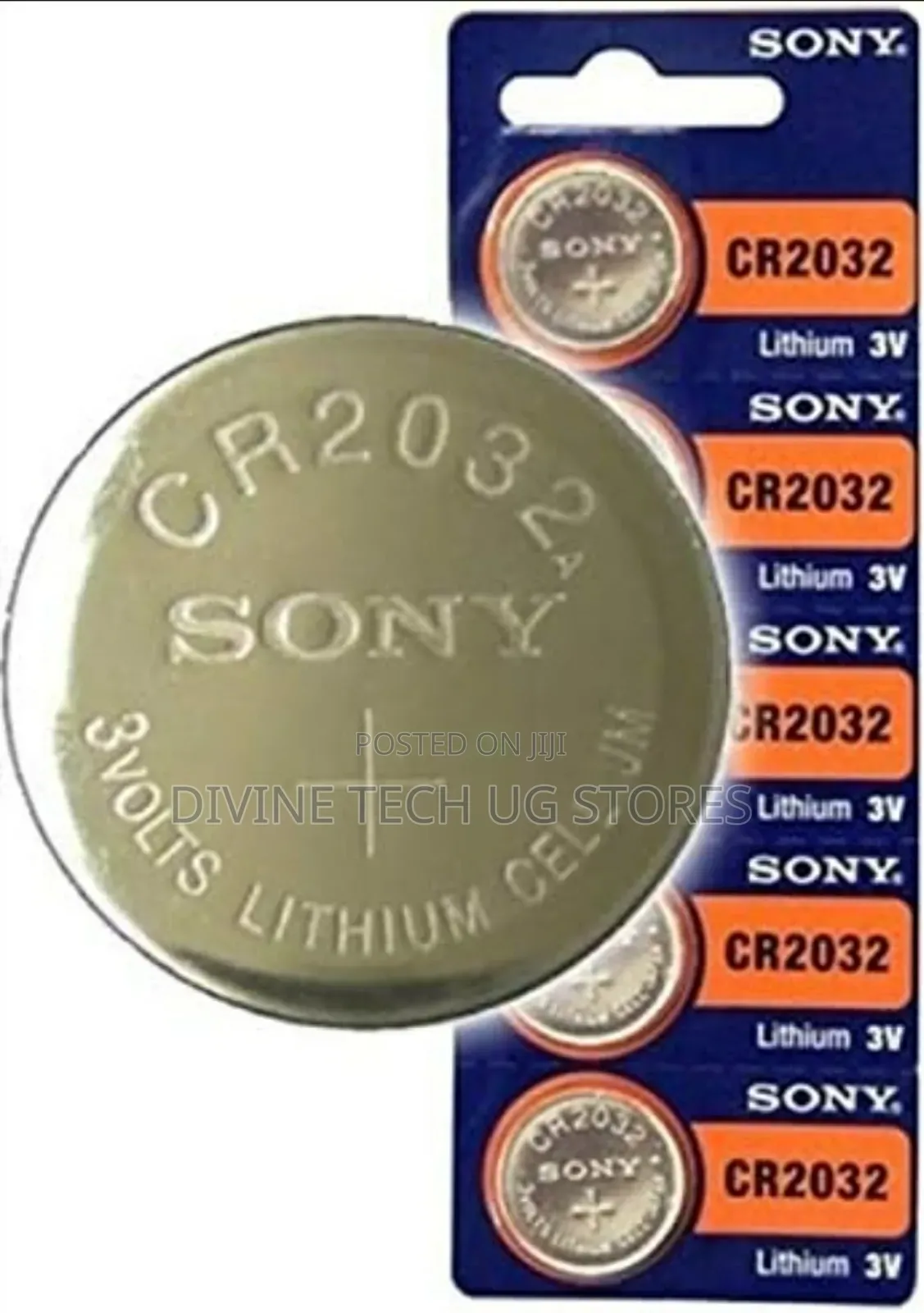 CR 2032 Lithium Battery - Apack Of 5 Pieces
