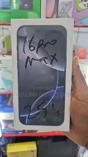 New Apple iPhone 16 Pro Max 256 GB Black