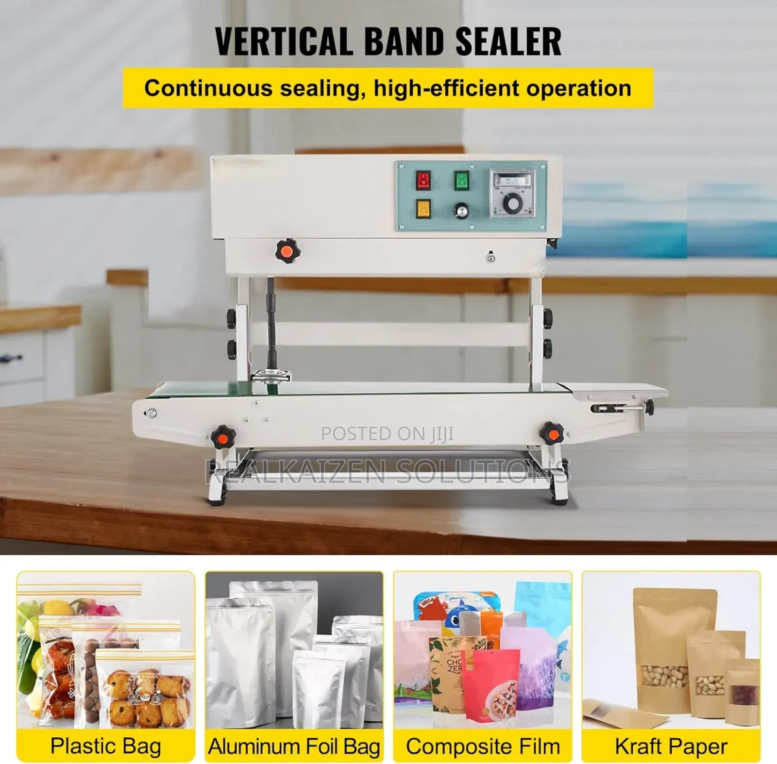 Automatic Vertical Continuous Product Sealing Machine