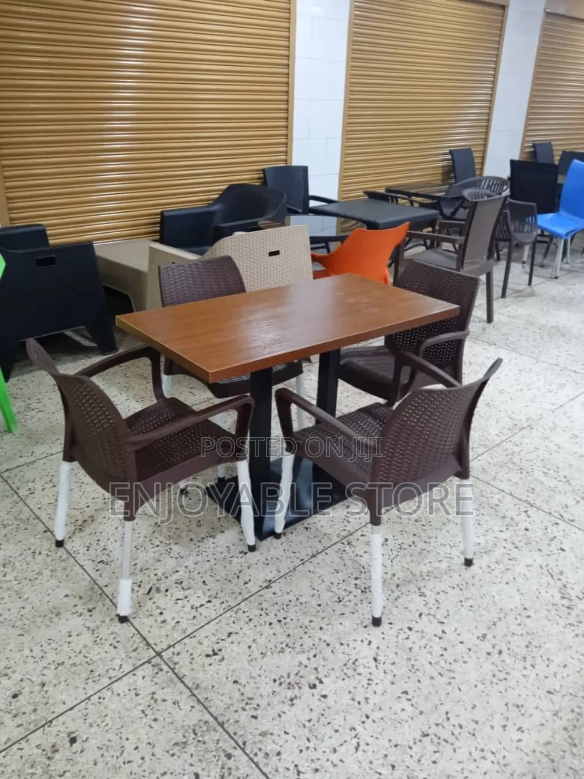 Restaurant Chairs and Table (Wooden)