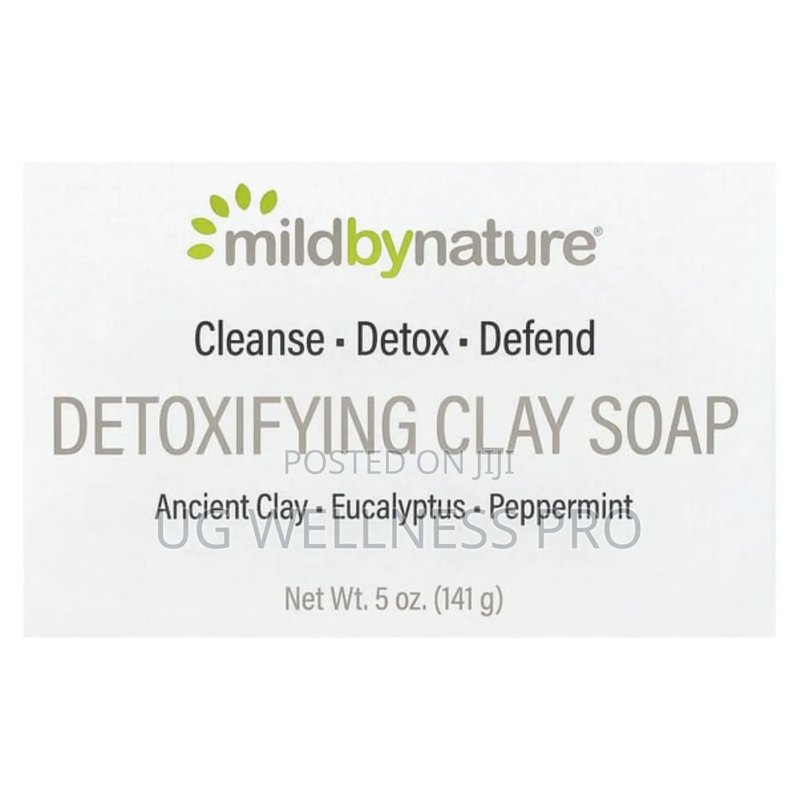Mild by Nature, Detoxifying Clay Bar Soap, 5 Oz (141 G)