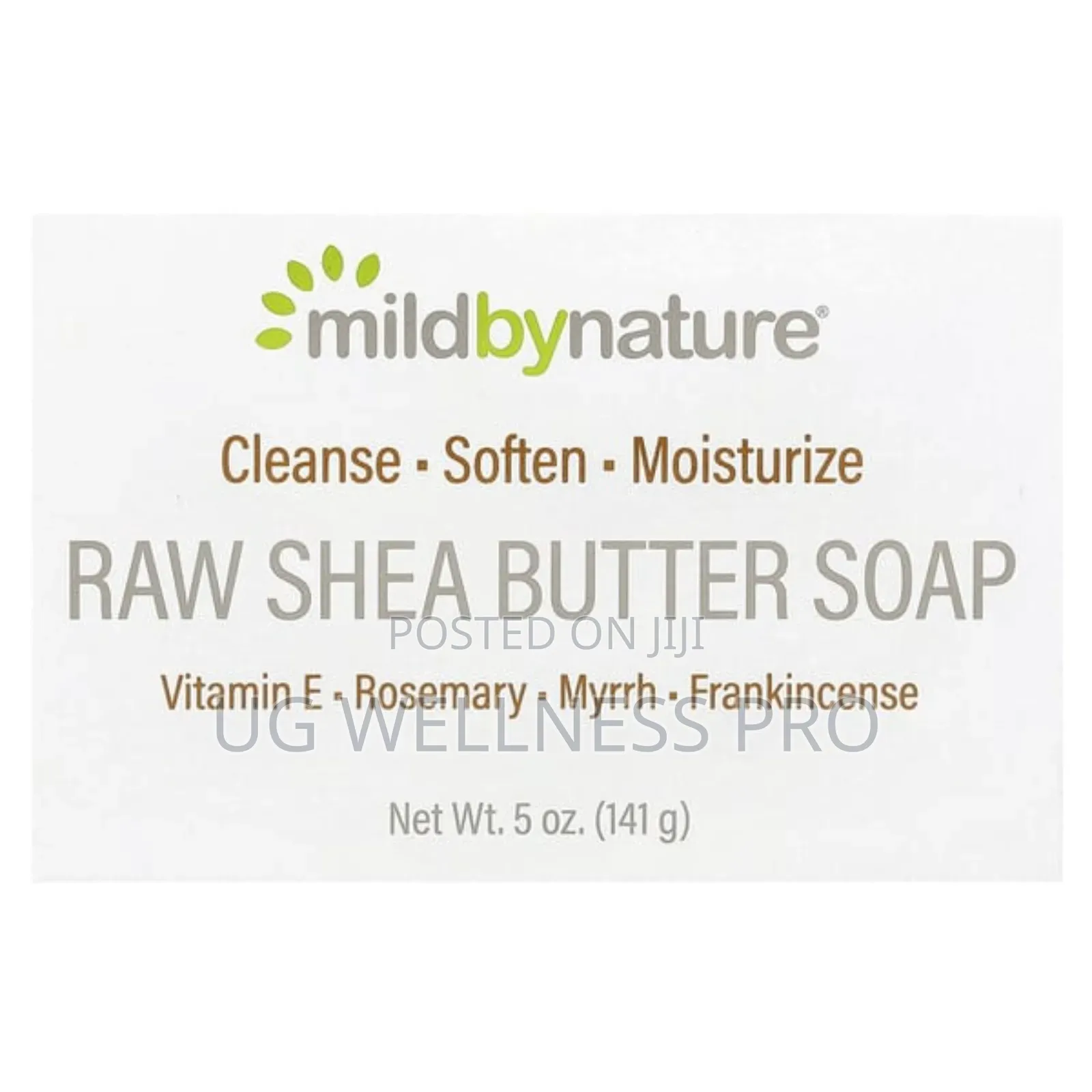 Mild by Nature, Raw Shea Butter Bar Soap, 5 Oz (141 G)