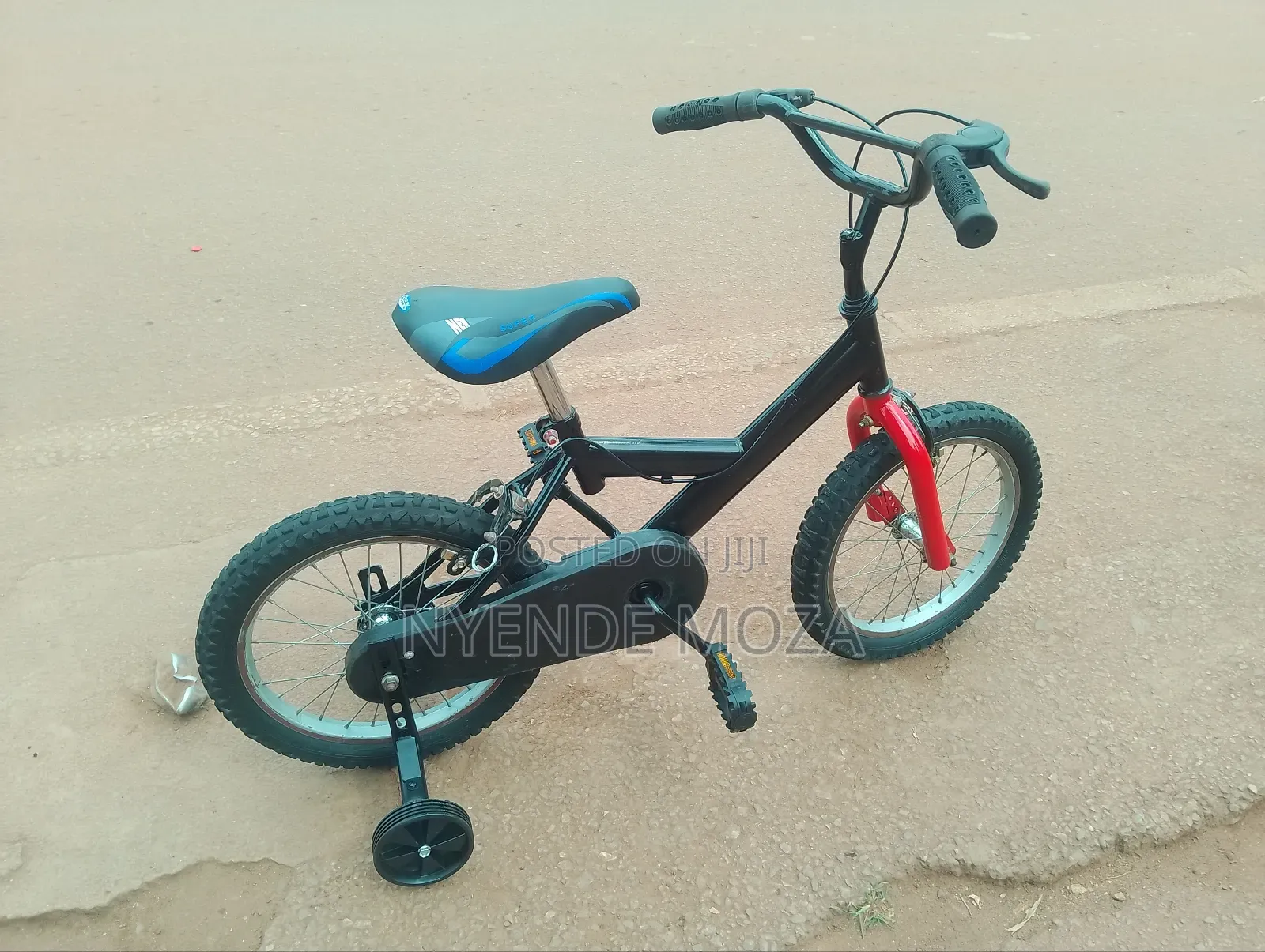 Black Frame Kids Bike 