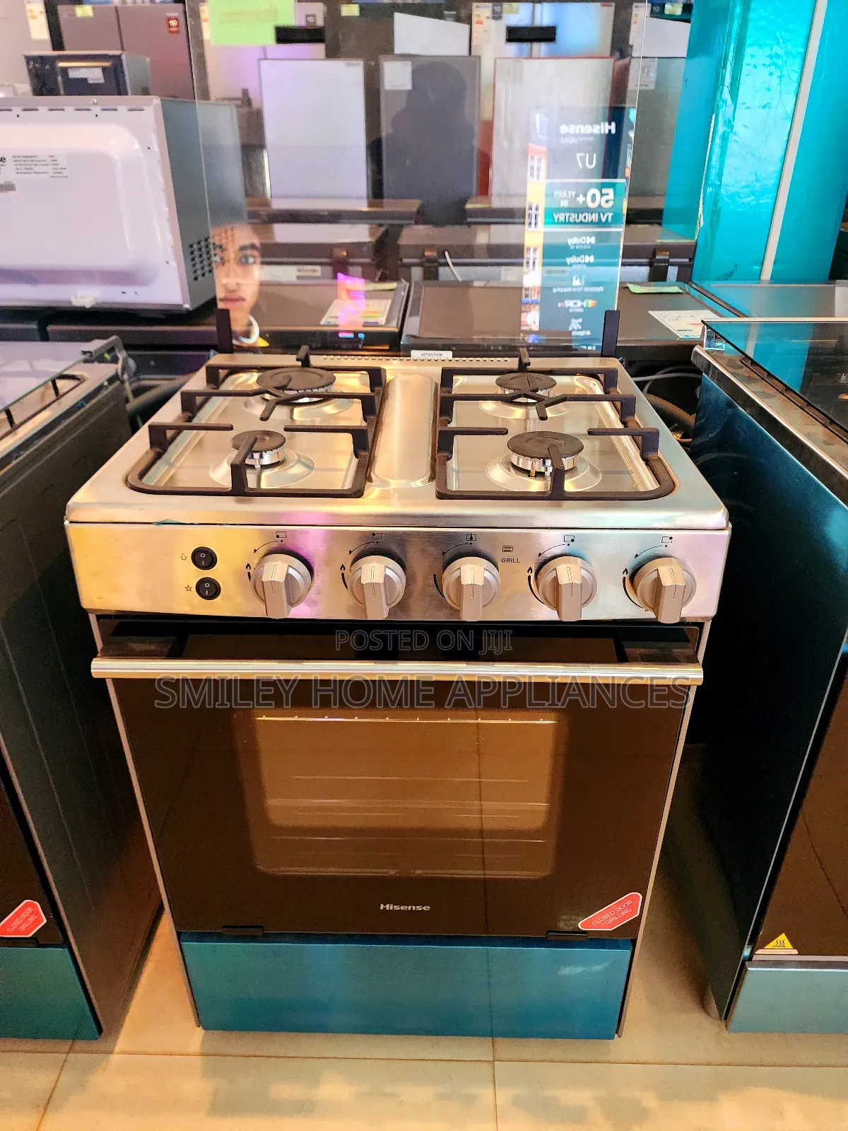 Hisense Full Gas Cooker 60cm by 60cm