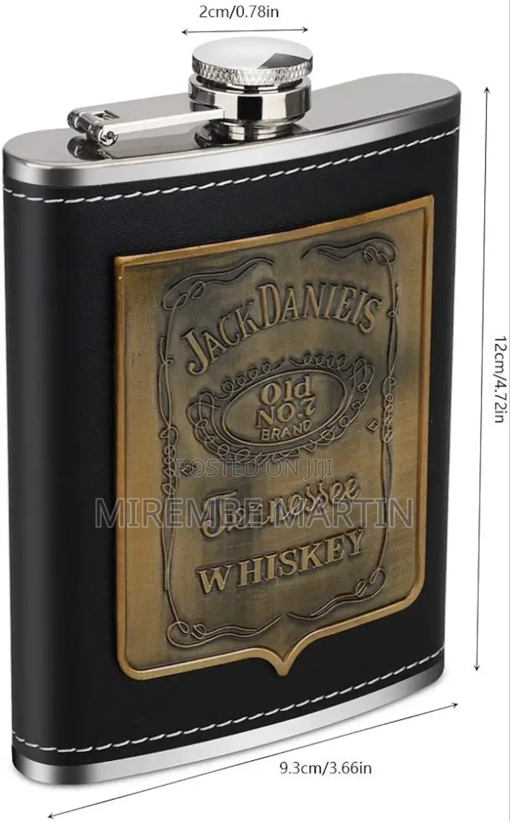 Hip Flask Set,8OZ Stainless Steel Leather Portable Hip Flask