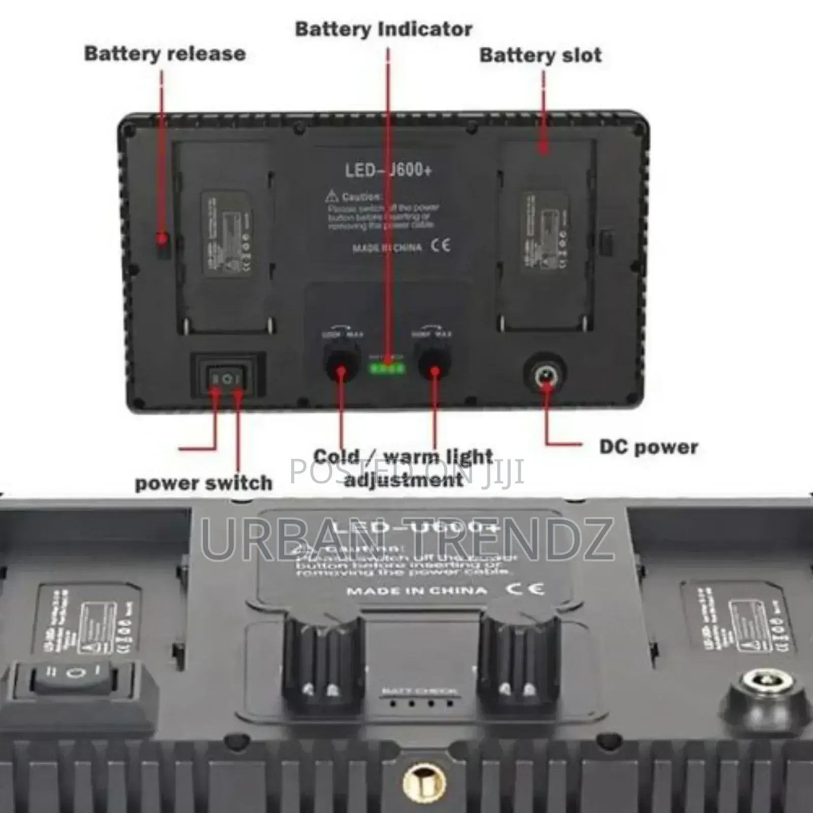 Professional Photo Video Led Pro Light Kit 600-Bulb Led