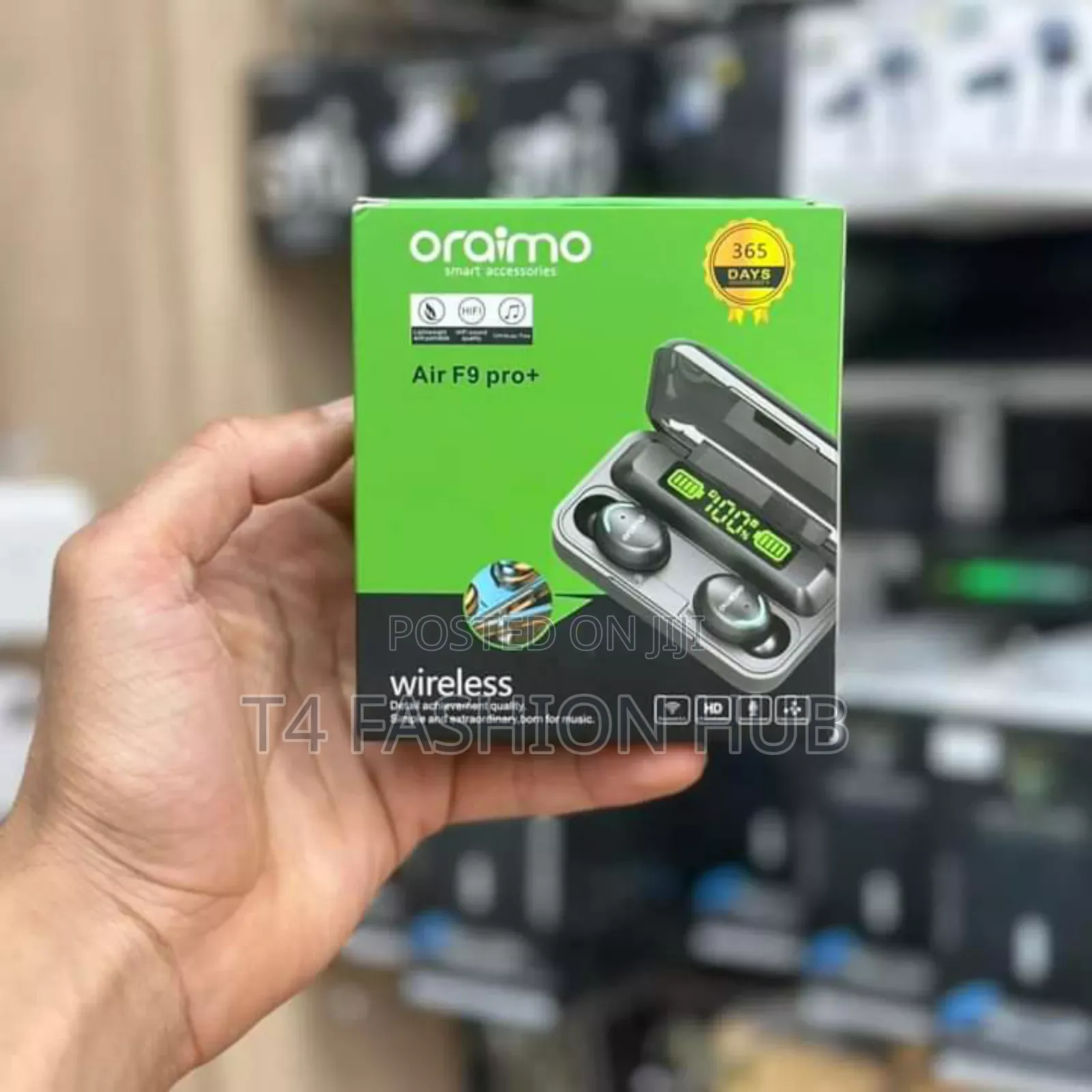 Oraimo Air F9 Pro Plus Wireless Earbuds With Power Bank