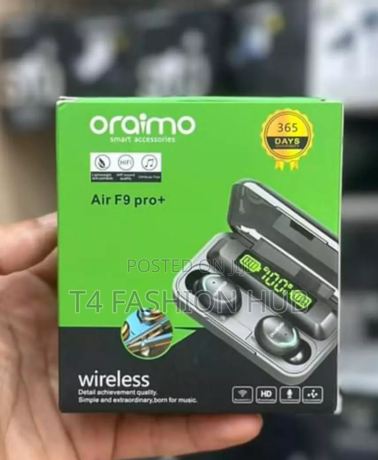 Oraimo Air F9 Pro Plus Wireless Earbuds With Power Bank