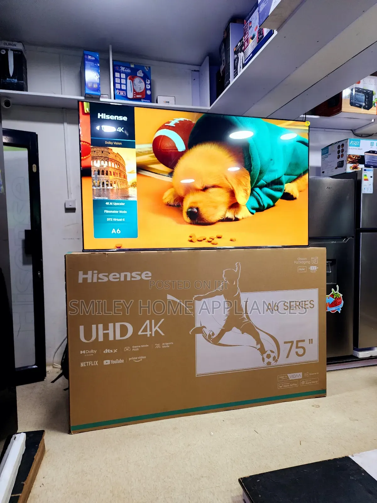Hisense 75inches A6 Series Vidaa Smart Tv