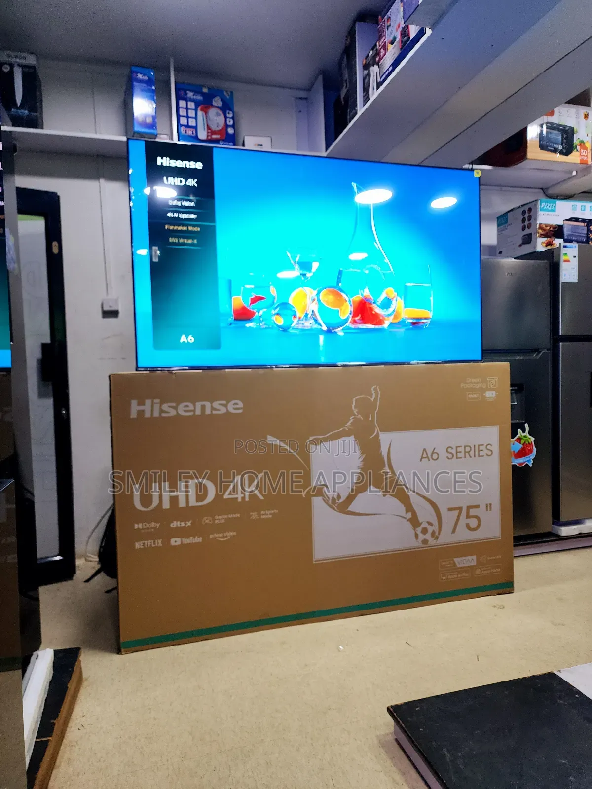 Hisense 75inches A6 Series Vidaa Smart Tv