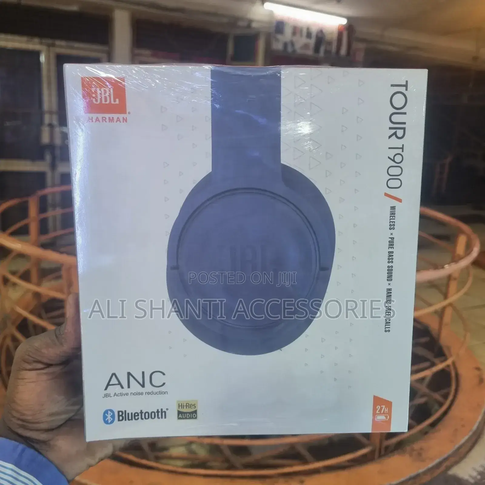 JBL Wireless Headphone/Tour T900 Pure Bass Headset