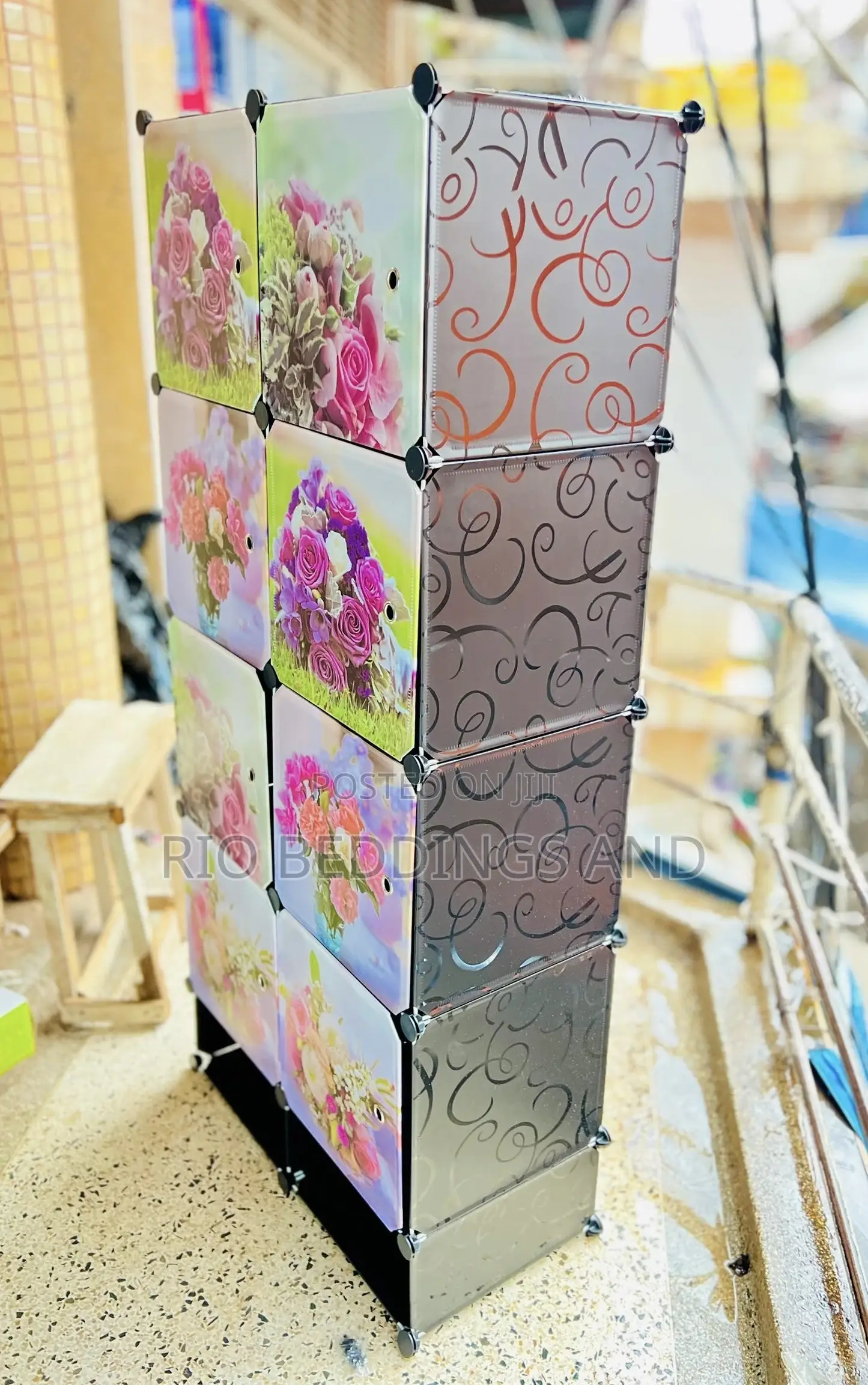 Wardrobe Plastic Material / Two Columns