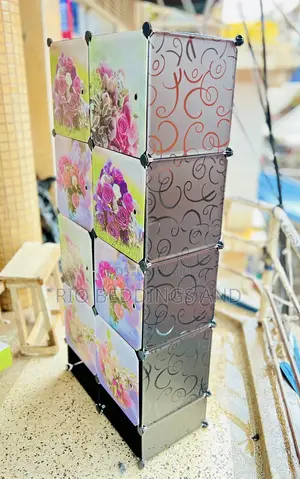 Wardrobe Plastic Material / Two Columns
