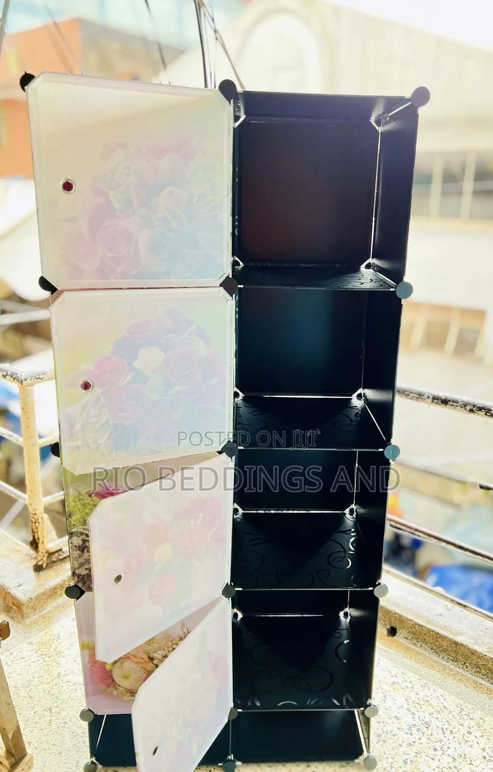 Wardrobe Plastic Material / Two Columns