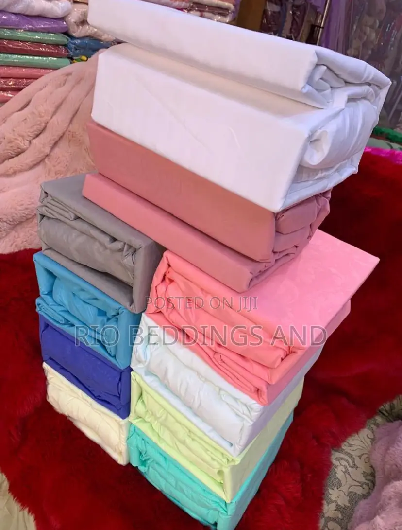 6x6 Fitted Cotton Bedsheets 4pics