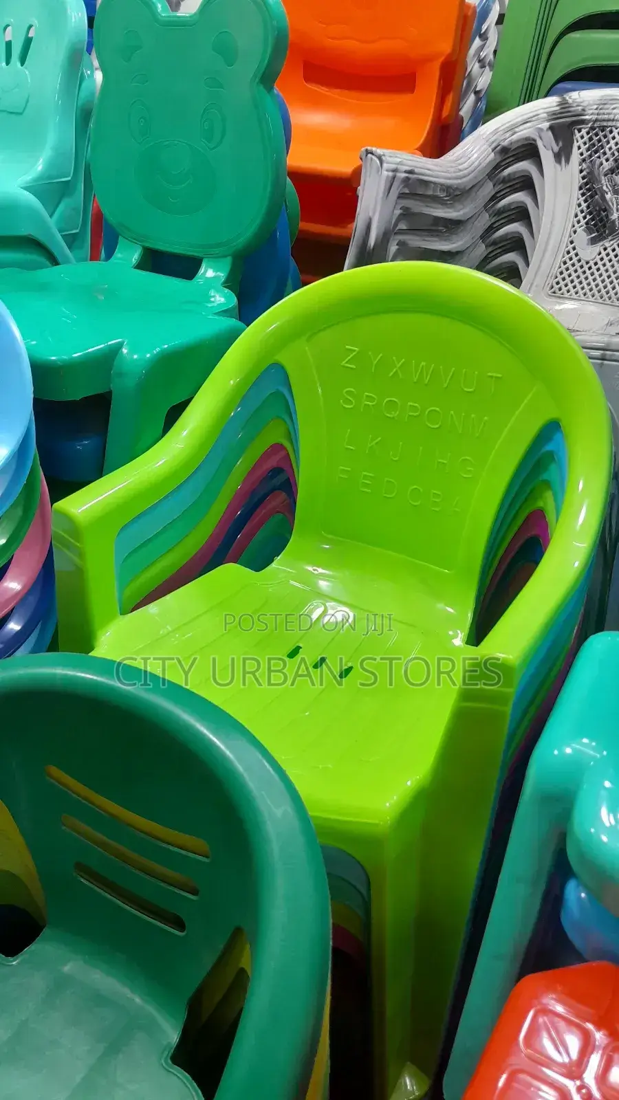 Letters Plastic Kids Chair