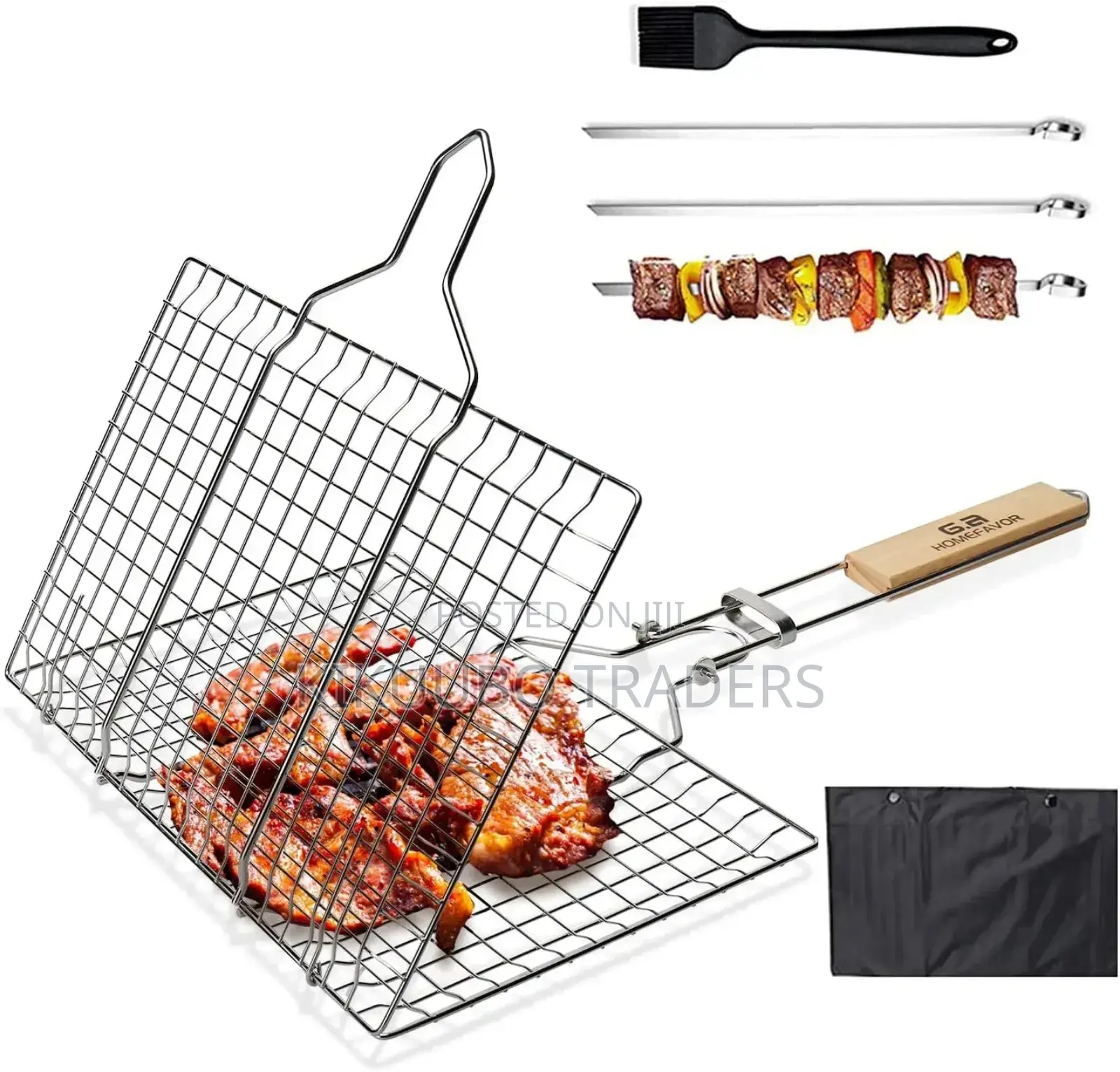 Barbeque Grilling Basket Grill BBQ Net Steak